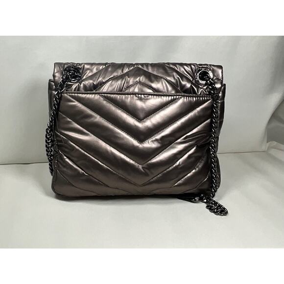 Think Royln Shoulder Bag Quilted Crossbody/Shoulder Tote Adjustable Chain Strap - Picture 2 of 16